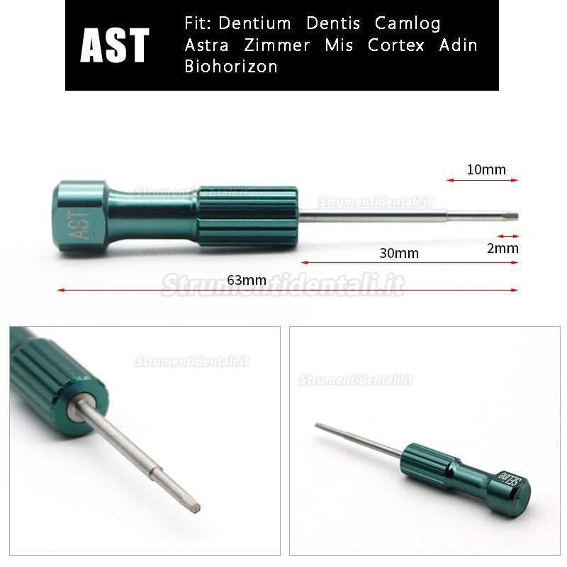 Set di cacciaviti per impianti dentali SEGMA da 8 pezzi, set di cacciaviti micro